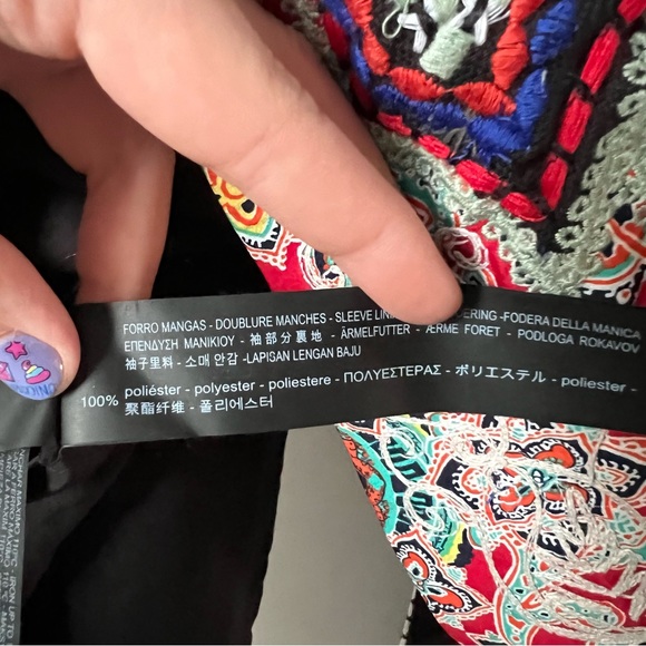 Zara Rare Limited Edition Fully Embroidered Jacket - Picture 11 of 16